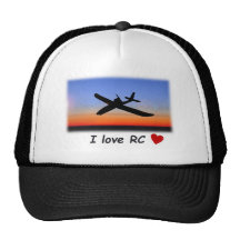 I love RC flying cap Mesh Hat