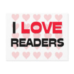 I LOVE READERS postcards