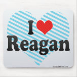 I Love Reagan mousepads