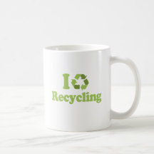 I LOVE RECYCLING MUGS