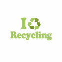 I Love recycling t-shirts