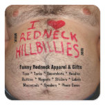 I LOVE Redneck Hillbillies Beer Belly stickers