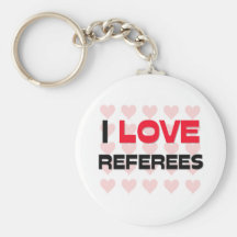 I LOVE REFEREES KEYCHAIN