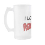 I Love Reggae Frosted Beer Mug
