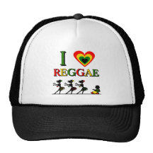 I Love Reggae Hat
