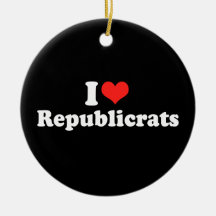 I LOVE REPUBLICRATS.png Ornament