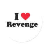 I love revenge stickers
