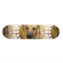 I Love Rhodesian Ridgebacks Skateboard