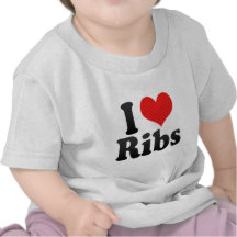 I Love Ribs Tshirts