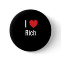 I love Rich buttons