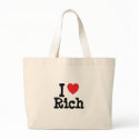 I love Rich heart custom personalised bags