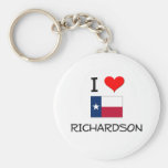 I Love Richardson Texas Keychain