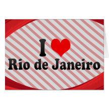 I Love Rio de Janeiro, Brazil Card