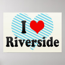 I Love Riverside, United States Print