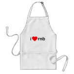 I Love RNB aprons