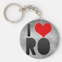I Love RO Key Chains