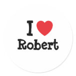 I love Robert heart T-Shirt stickers