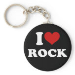 I Love Rock keychains
