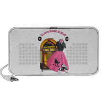 I Love Rock & Roll 50's Doodle Speaker