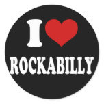 I Love Rockabilly stickers