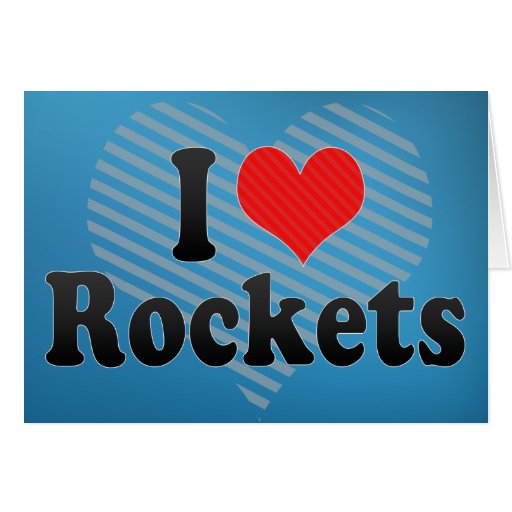 I Love Rockets Cards