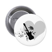 I Love RocknRoll button by ArtemisKlein