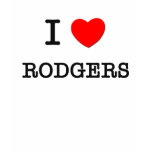 I Love Rodgers t-shirts