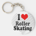 I love Roller Skating Key Chains