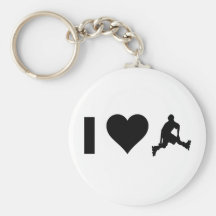 I Love Rollerblading Key Chains