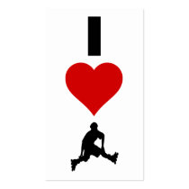 I Love Rollerblading (Vertical)