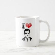 I LOVE ROMNEY 2012 COFFEE MUGS