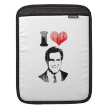I LOVE ROMNEY 2012 iPad SLEEVE