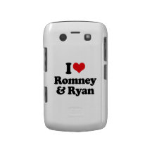 I LOVE ROMNEY AND RYAN.png Blackberry Cases
