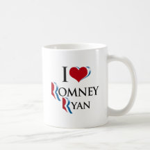 I LOVE ROMNEY RYAN.png Coffee Mugs