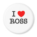 I Love Ross magnets