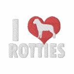 I Love Rotties Women's embroidered shirts