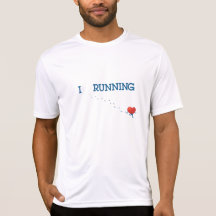 I Love Running Tee Shirt