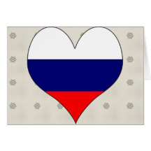 I Love Russia Card