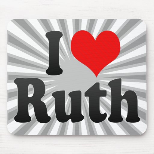 I love Ruth Mouse Pads