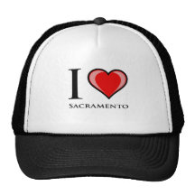 I Love Sacramento Hats