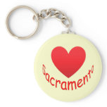 I Love Sacramento Key Chains