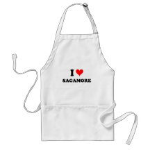 I Love Sagamore Massachusetts Apron
