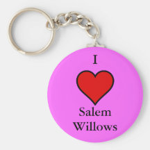 I Love Salem Willows Key Chains