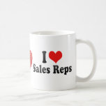 I Love Sales Reps Mugs