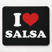 I Love Salsa Mousemat