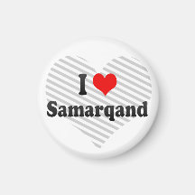 I Love Samarqand, Uzbekistan Magnets