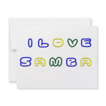 I Love Samba Custom Invite