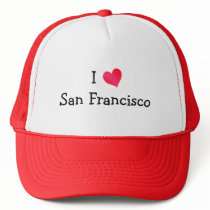 I Love San Francisco Hats