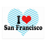 I Love San Francisco Postcard