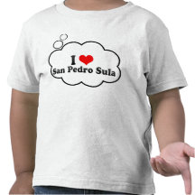 I Love San Pedro Sula, Honduras Tee Shirt